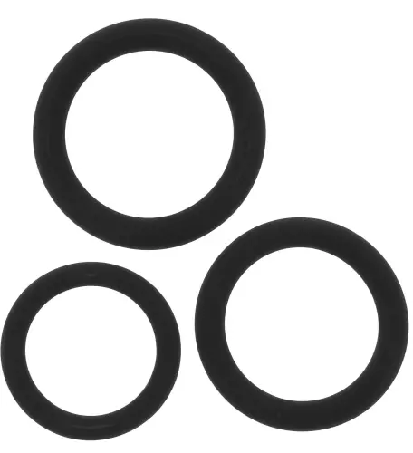 Set aus 3 Cockrings Stamstart Schwarz – 3/6