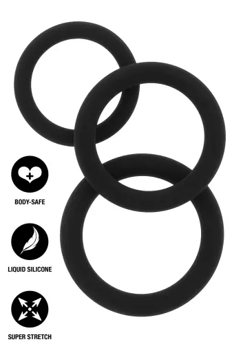 Set aus 3 Cockrings Stamstart Schwarz – 6/6
