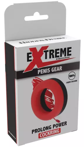 Cockring Prolong Power Black-Red 30mm – 2/5