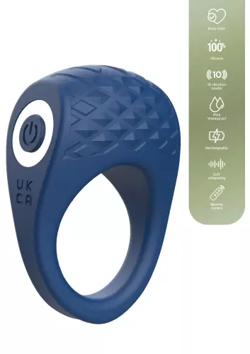 Vibrierender Cockring Vicious 35 mm Blau – 5/7