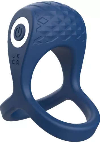 Vibrating Cockring Brutal 45 mm Blue – 5/7