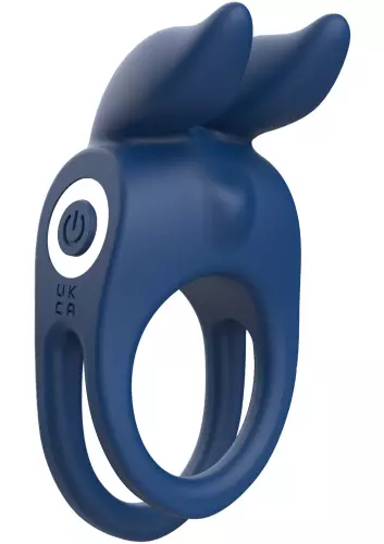 Vibrating Cockring Fierce Rabbit 30mm Blue – 5/7