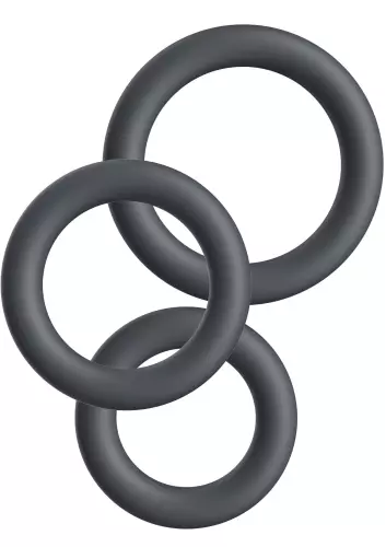 Set aus 3 Cockrings Plizplay 35-45mm – 1/4