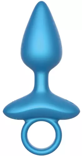 Vibrierender Plug Bluecone 8 x 3,5cm – 4/10