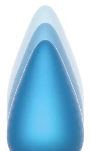 Vibrierender Plug Bluecone 8 x 3,5cm – 8/10
