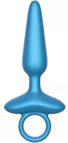 Vibrierender Plug Bluelong 10 x 2,7cm – 4/10