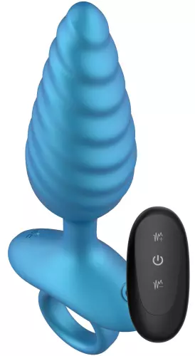 Vibrierender Plug Bluekorn 10 x 3,5cm – 1/9