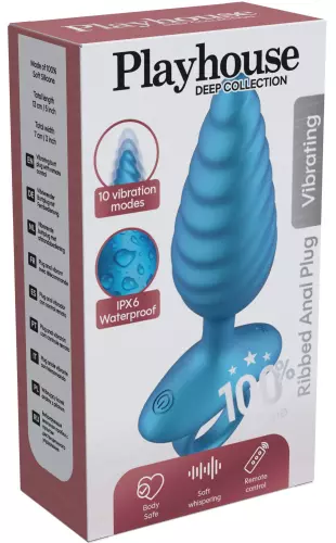 Vibrierender Plug Bluekorn 10 x 3,5cm – 2/9