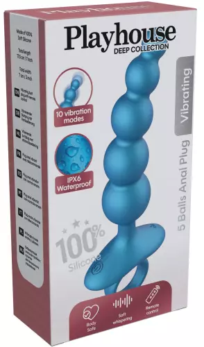 Vibrierender Plug Blueballs 12 x 3cm – 2/10