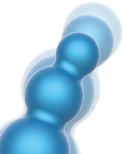 Vibrierender Plug Blueballs 12 x 3cm – 8/10