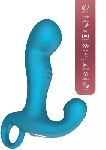 Vibrierender Prostata-Stimulator Bluespot 10 x 3,5cm – 8/9