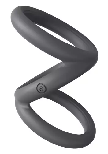 Cockring Triplicock Grau S 40mm – 1/6