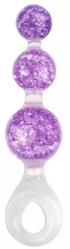 Anal Beads Crystaltrio Purple 14 x 4.5cm – 3/4