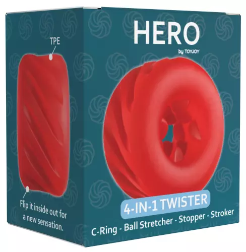 Ballstretcher Hero Twister Rood – 2/5