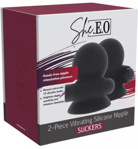 Vibrierende Nippelsauger Suckers 55mm – 2/8