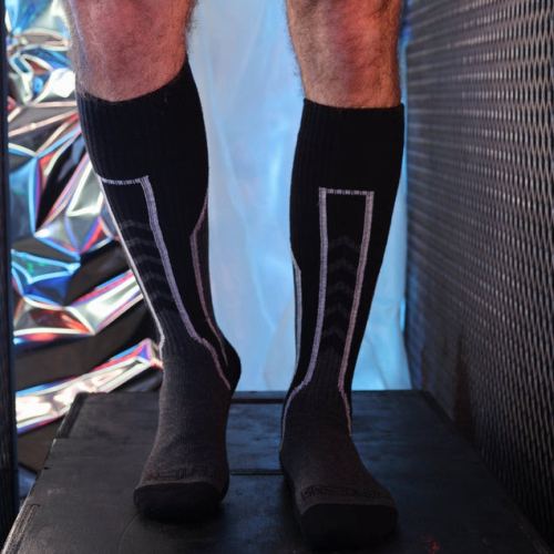 Chaussettes hautes Sir Splurge Noires