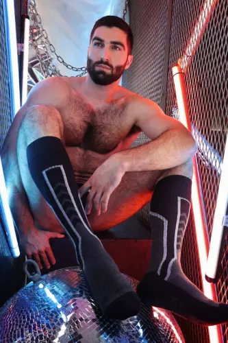 Hohe Socken Sir Splurge Schwarz – 5/8