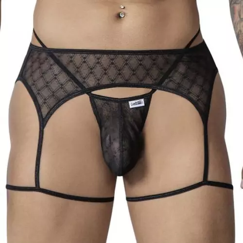 String Strumpfhalter Geolix Schwarz – 1/7