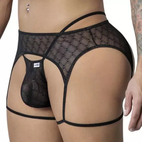String Strumpfhalter Geolix Schwarz – 3/7
