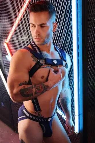Harness Mister Luxe Marineblau – 7/14