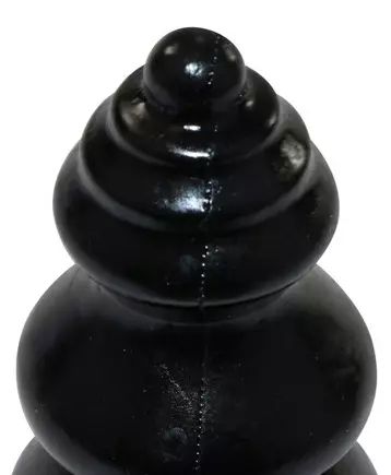 Butt Plug Zizi Ridge 11 x 5 cm Schwarz – 2/5