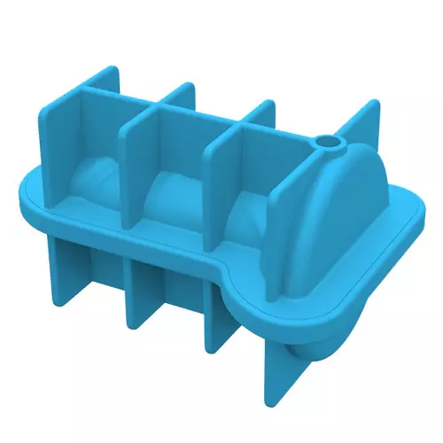 IJsblokjesvorm penis Blue ice S 8cm – 2/2