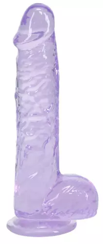 Dildo Crystal Clear Violett 11 x 2,7cm – 1/6