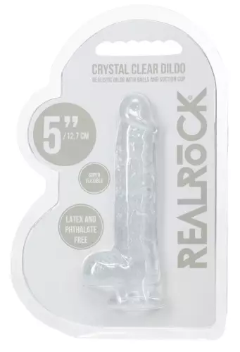 Dildo Crystal Clear Transparent 11 x 2,7cm – 2/6
