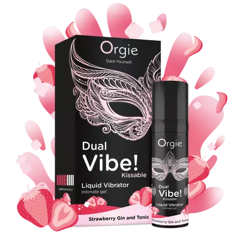 Stimulierendes Gel Dual Vibe Erdbeere Gin Tonic 15ml – 2/3