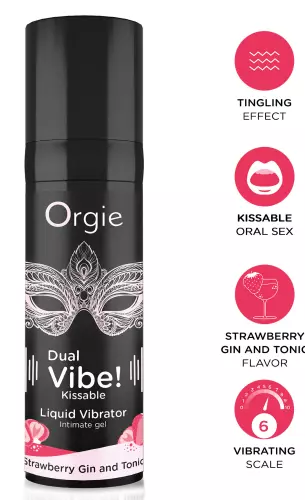 Stimulierendes Gel Dual Vibe Erdbeere Gin Tonic 15ml – 3/3