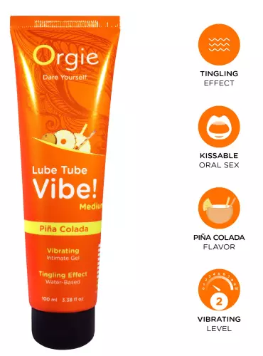 Gleitgel auf Wasserbasis Vibe! Medium Piña Colada 100ml – 2/2