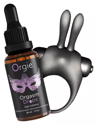 Set Cockring Kaninchen Stimulierendes Gel Klitoris Orgasmic Bunny – 1/4