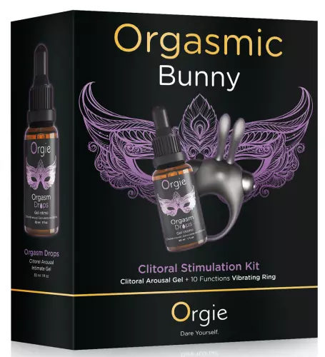 Set Cockring Kaninchen Stimulierendes Gel Klitoris Orgasmic Bunny – 2/4