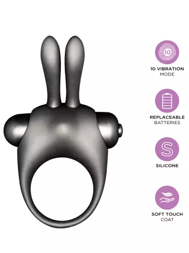 Set Cockring Kaninchen Stimulierendes Gel Klitoris Orgasmic Bunny – 4/4
