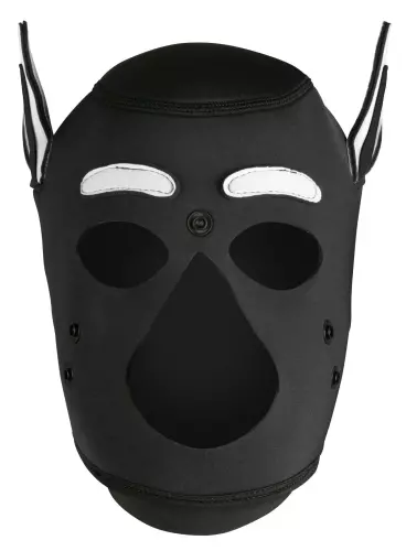 Maske Petty Dog Schwarz-Weiß – 3/3