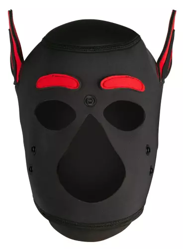 Maske Petty Dog Schwarz-Rot – 2/2