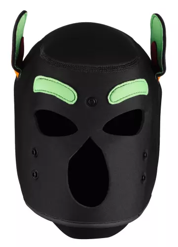 Kopfhaube Wolf Gang Schwarz-Orange – 3/3