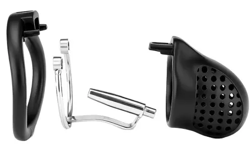 Keuschheitskäfig mit Urethral-Plug Rodendick 7 x 3,5cm – 2/2