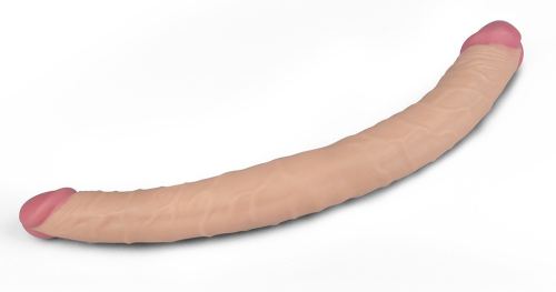 Doppeldildo KILLER 35 x 4 cm Fleischfarben