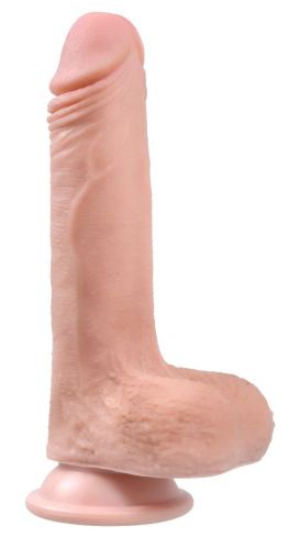 Realistischer Dildo DUAL Silikon 13 x 3,5 cm Fleischfarben