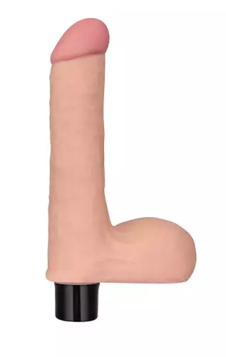 Vibrating Dildo with Balls Real Soft 14 x 4cm – 2/13