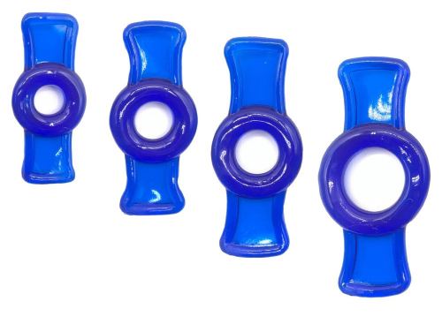 Mini Cockrings Bowring x 4 Blue