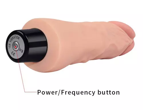 Vibrating Dildo Real Soft 14 x 4cm – 6/8