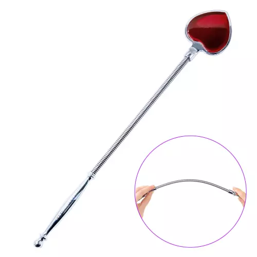 Flexibles Paddle 39cm Anal-Plug RED HEART 9,5 x 1,3cm – 1/4