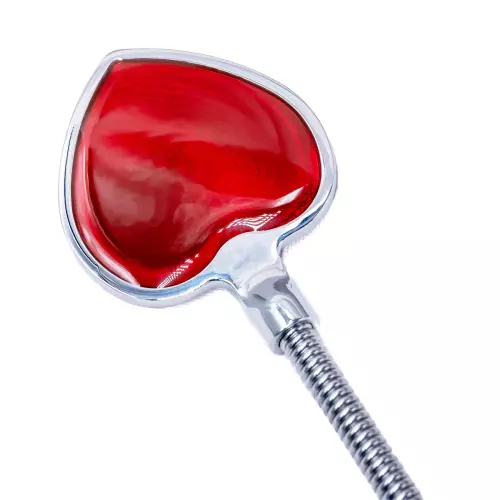 Flexibles Paddle 41cm Anal-Plug SILVER HEART 10 x 2cm – 2/5