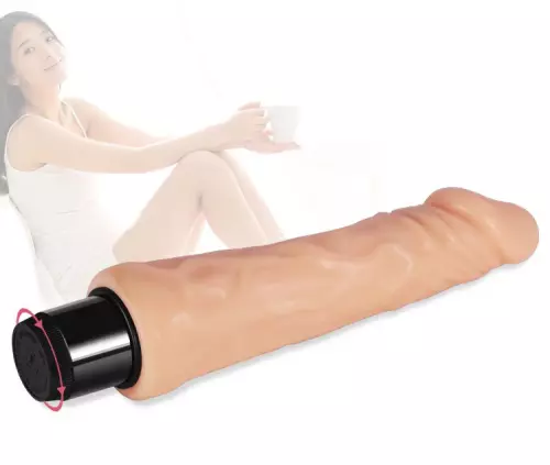 Vibrating Real Feel Dildo 17 x 4cm – 7/10