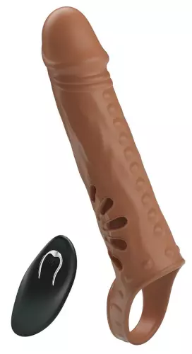 Vibrierende Penis-Scheide Bridess 20 x 4,5cm – 1/3