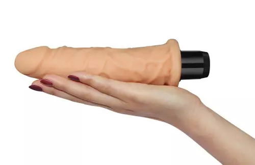Vibrating Dildo Real Feel 15 x 4cm – 3/10