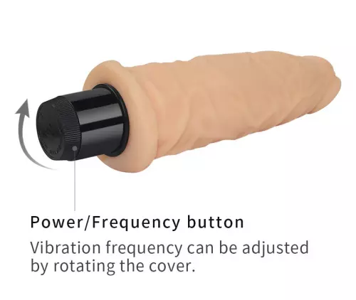 Vibrating Dildo Real Feel 15 x 4cm – 6/10