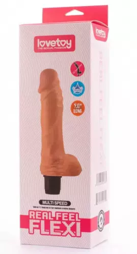 Vibrating Dildo Real Flexi 14 x 4cm – 2/4